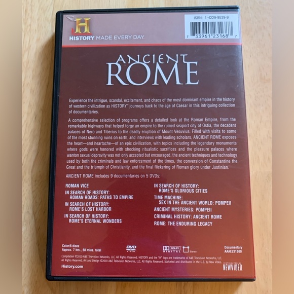 🔥BOGO // History Classics: Ancient Rome DVD Boxset (Documentary, Copyright 2010) - Picture 4 of 10